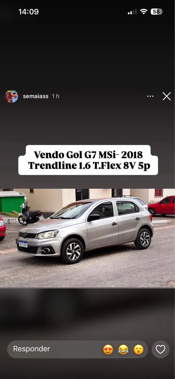 Volkswagen Gol GOL TRENDLINE 1.6 T.FLEX 8V 5P 2018
