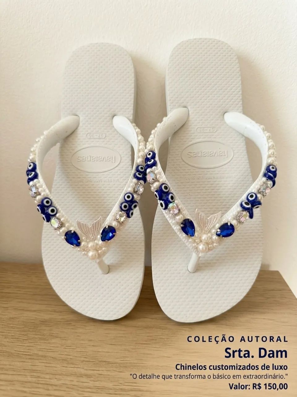 Havaianas Personalizadas de Luxo - Foto 2