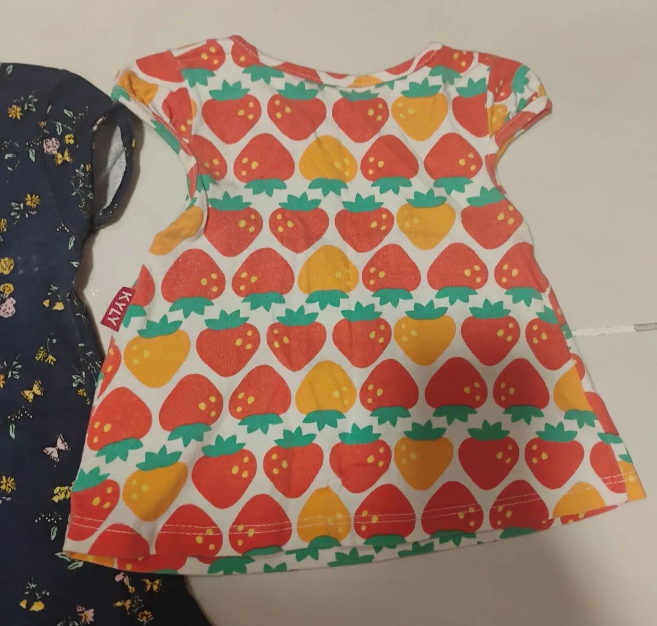 Kit 2 vestidos infantis estampado - bebê. - Foto 3