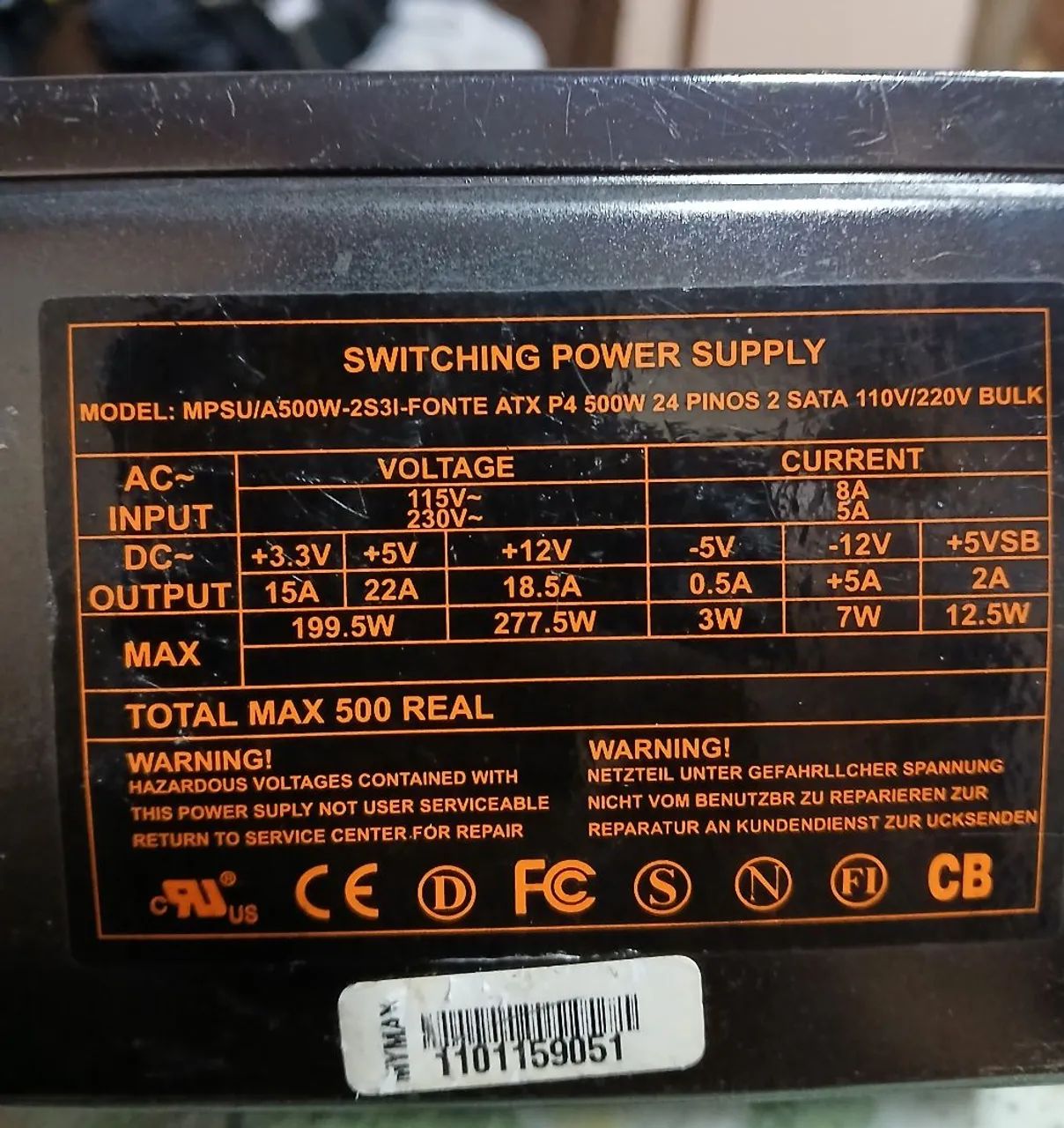 Fonte Game 500W  - Foto 2