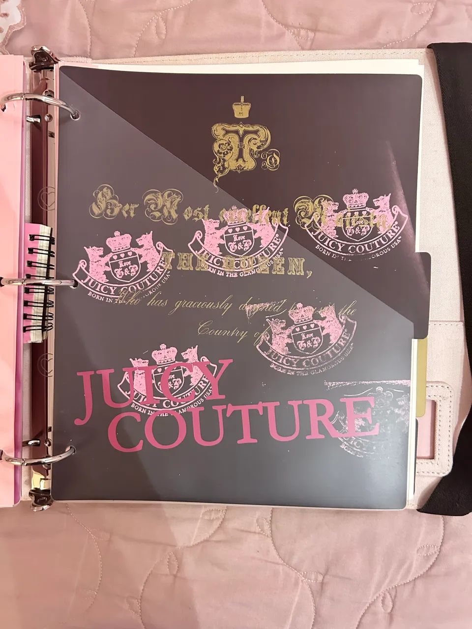 Fichário juicy couture - Foto 3