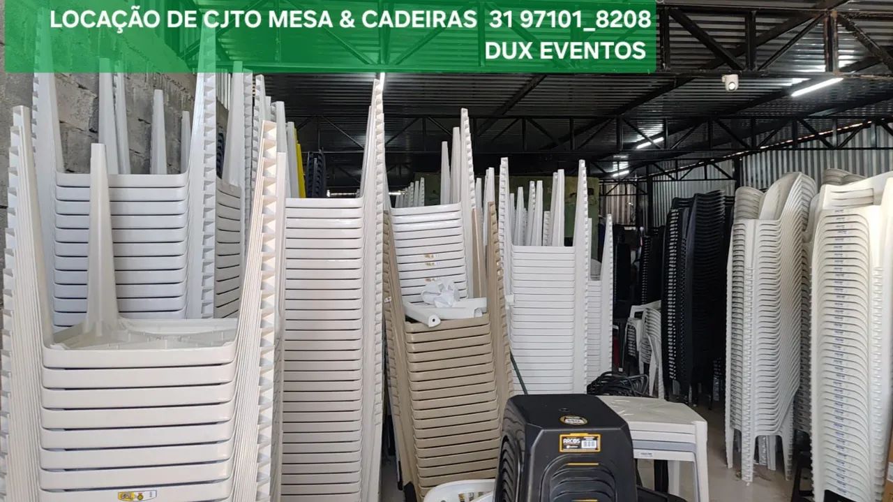 AAluguel de CJTO Mesas e Cadeiras / Tendas - Foto 3