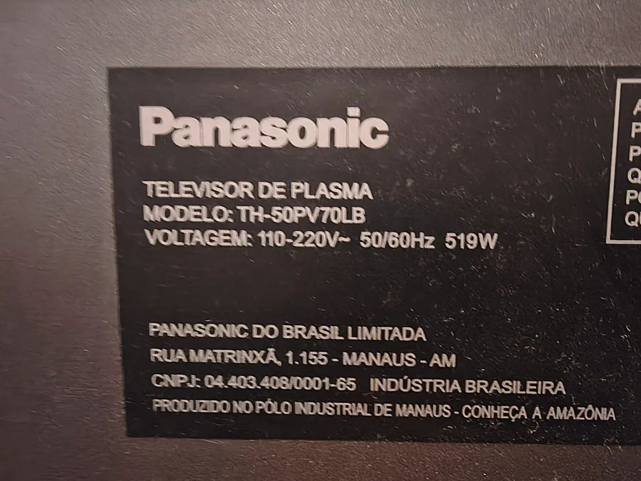 Televisão Panasonic 50 PL - Foto 4