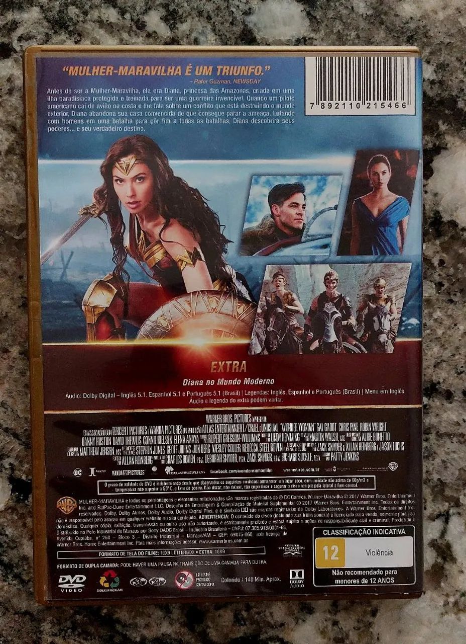 DVD Mulher Maravilha (2017) - Foto 2
