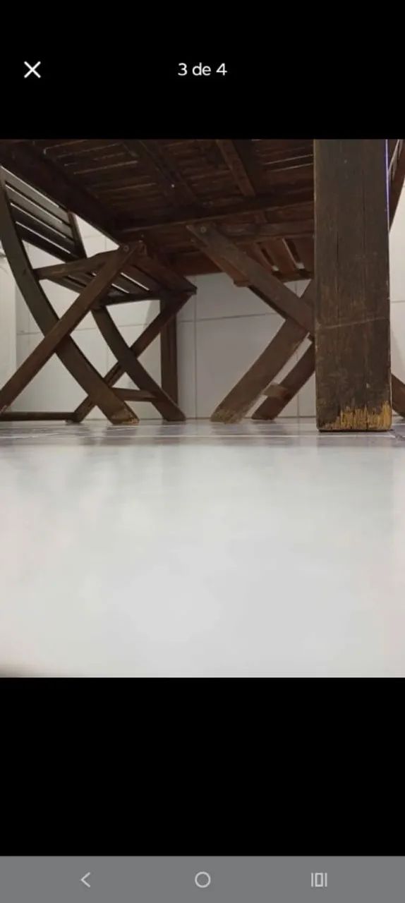 Mesa madeira maciça 6 lugares - Foto 5
