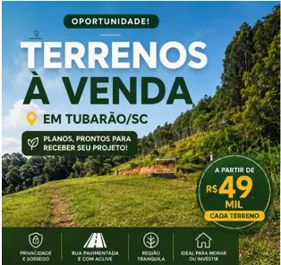Terrenos Sertao Correas Tubarao SC