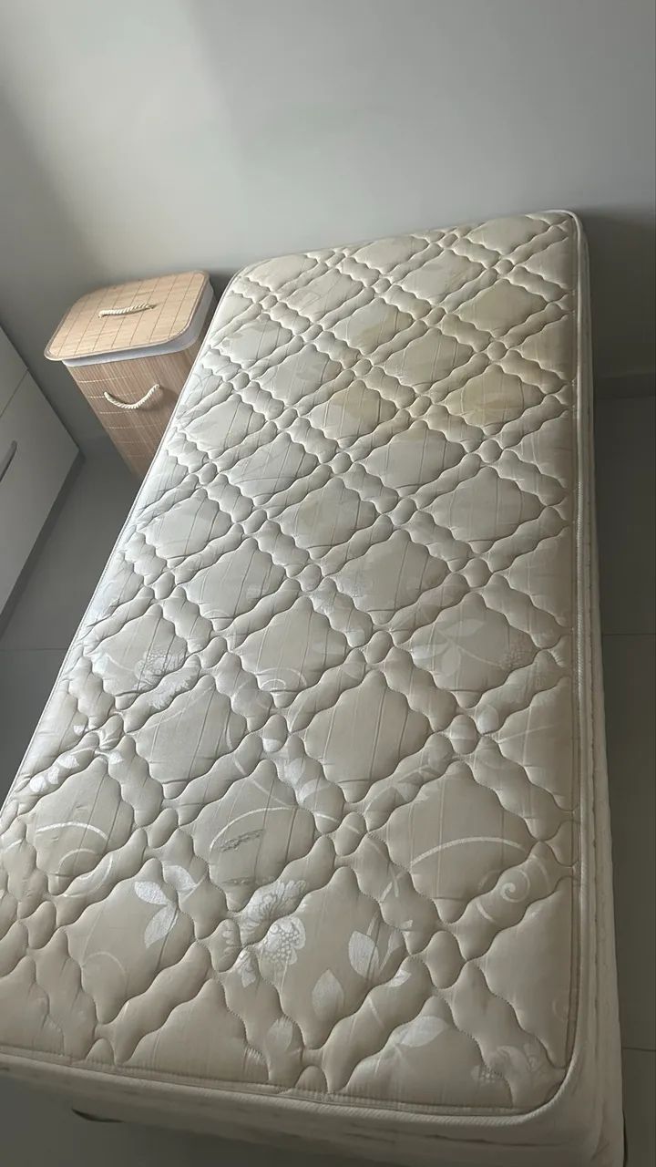 Conjuto de cama box Sommier solteiro - Foto 4
