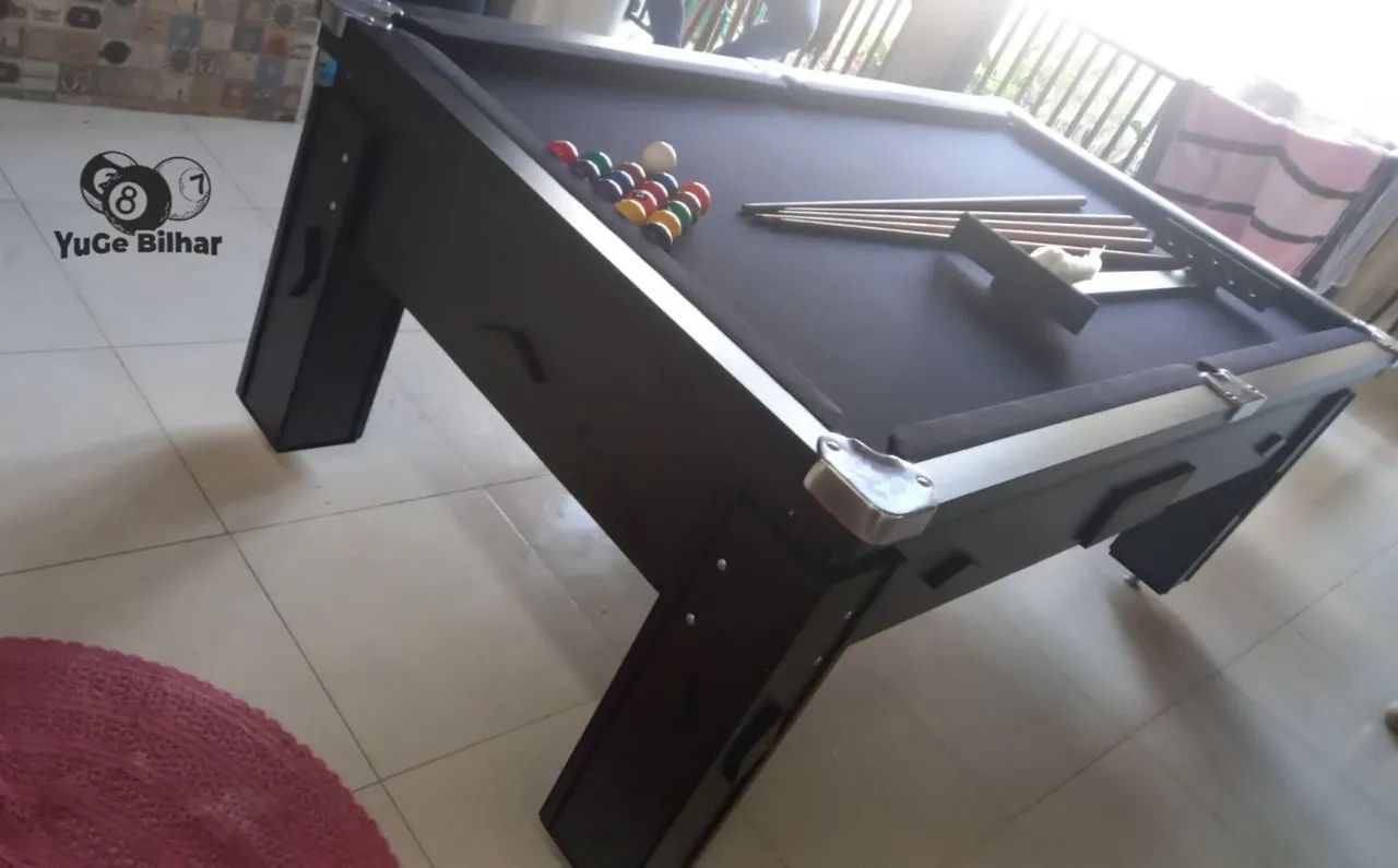 Mesa de sinuca mesa de bilhar com campo de pedra ardósia (Americana e Região)<br><br> - Foto 2