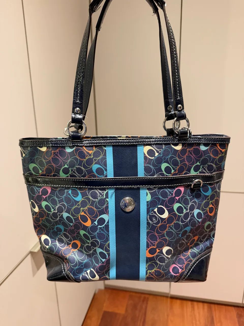 Bolsa Tote Coach Colorida