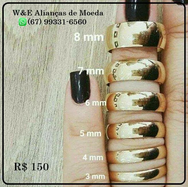 Aliança de moedas antigas  - Foto 3