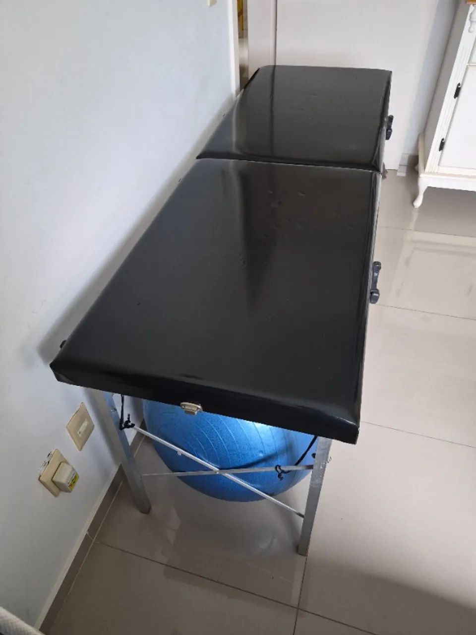 Maca preta de alumínio portátil 