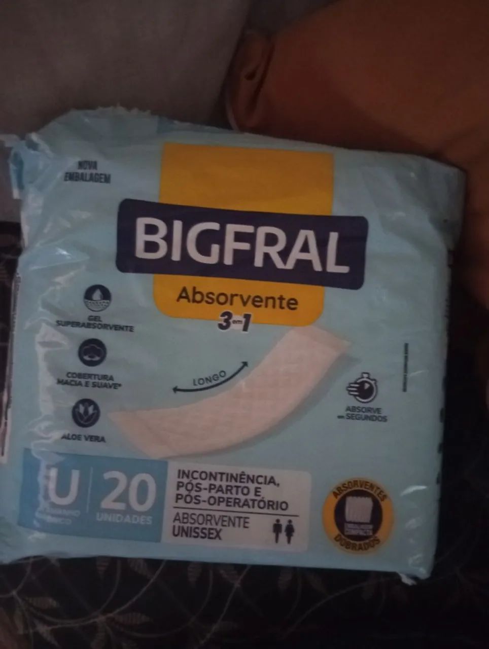 Vendo absorvente pós operatório sem abas