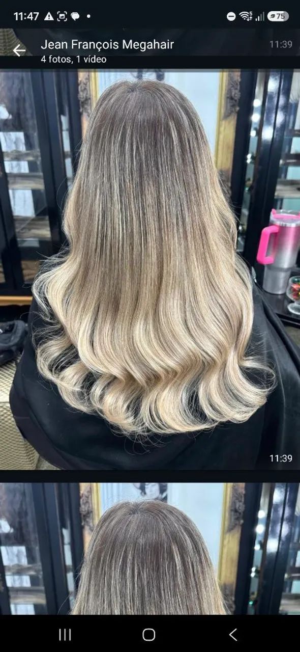Mega Hair Brasileiro loiro - Foto 2