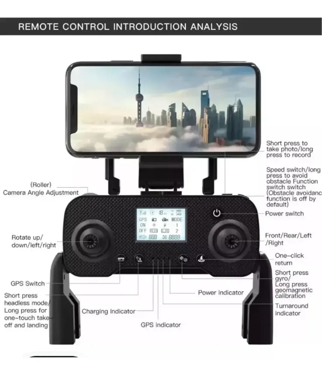 3 Novo Drone L200 Pró Max Com Câmera 4k Gps Gimbal - Foto 2