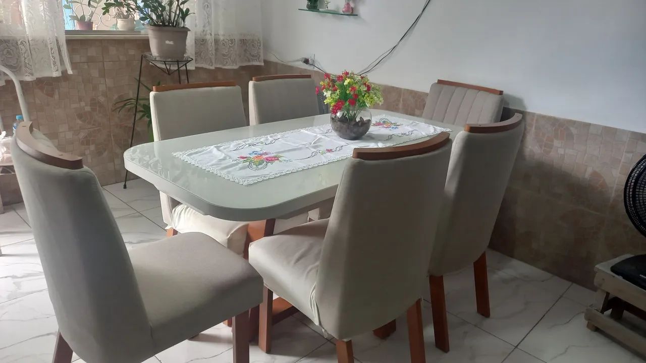 6 unidade cadeiras estofadas