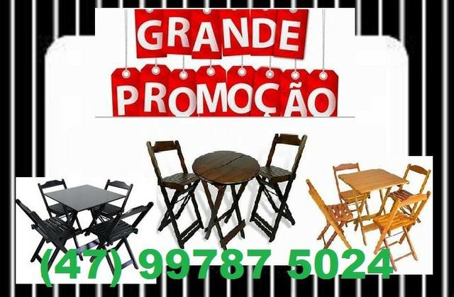 Conjuntos de Mesas e Cadeiras Dobráveis - Paifes