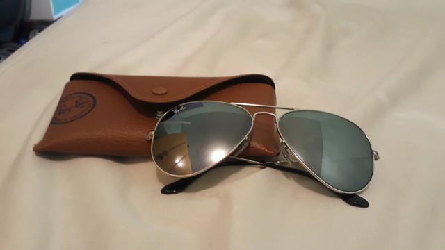 Óculos Ray-Ban aviator feminino original, com estojo. - Foto 6