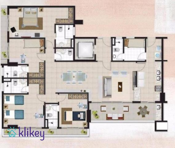 Apartamento à venda com 3 dormitórios em Meireles, Fortaleza cod:7987 - Foto 5
