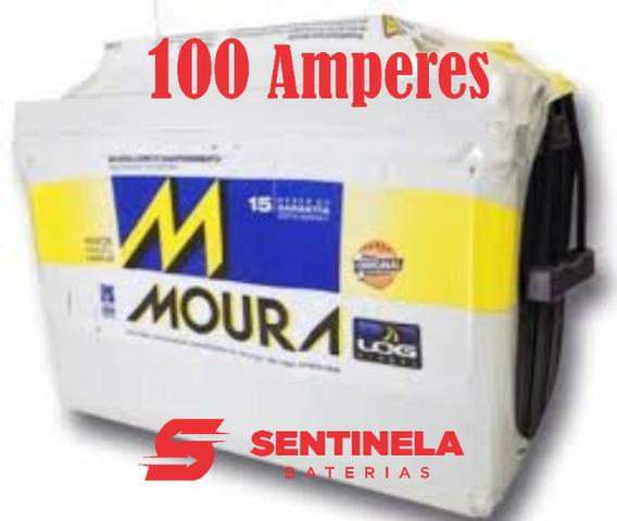 Bateria Moura 100 Amperes -com entrega e instalação Gratis