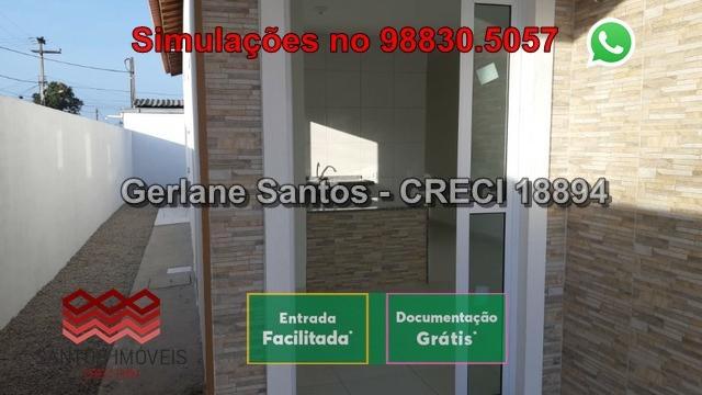 Casa de Esquina com Escritura Grátis, 02 Quartos, 02 Wc, Garagem e Quintal - Foto 4