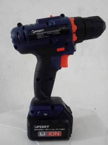 FURADEIRA e PARAFUSADEIRA 18V FORT - $ 250,00 - Foto 4