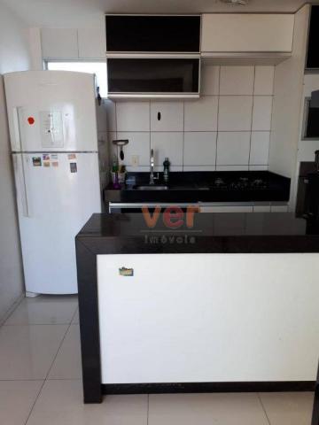 Apartamento com 3 dormitórios para alugar, 63 m² por R$ 1.550,00/ano - Monte Castelo - For - Foto 16