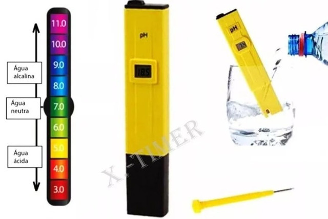 COD-AP62 Medidor De Ph Com Display Digital Aquários Água Doce Salgada Peixe Piscina