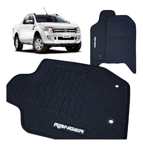 Tapetes de Borracha Pvc P/ Todos os Carros - Modelagem Específica Grafia Bordada