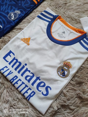 Camiseta de time real Madrid lançamento 21/22 - Foto 5