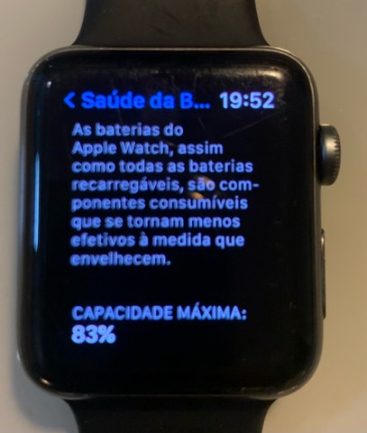 cinza espacial apple watch