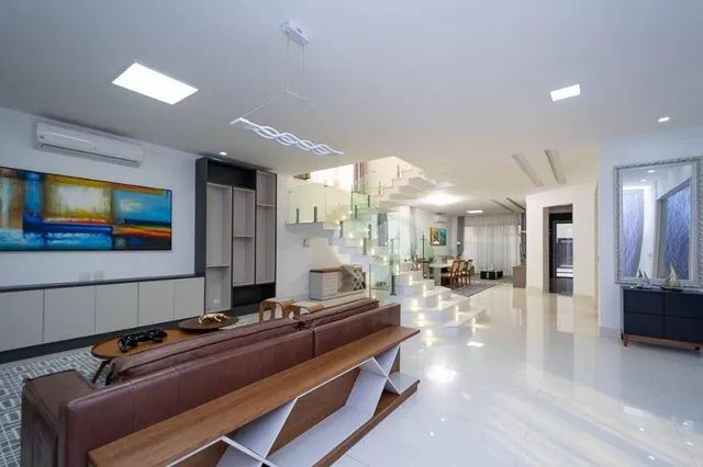 Condomínio Alphaville - Casa Triplex em projeto Contemporânea com 5 Suítes. Oportunidade!  - Foto 5