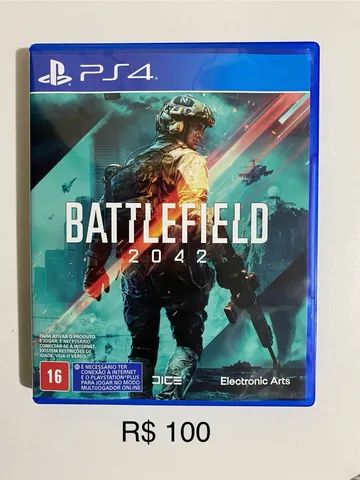 Game Battlefield 2042 - PS4 Jogo Playstation Guerra Em português
