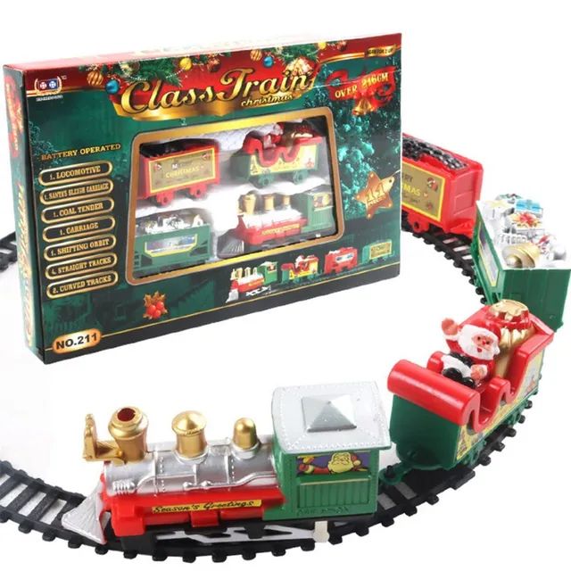 Brinquedo elétrico de Natal de 2022, trem, trem, elétrico pa