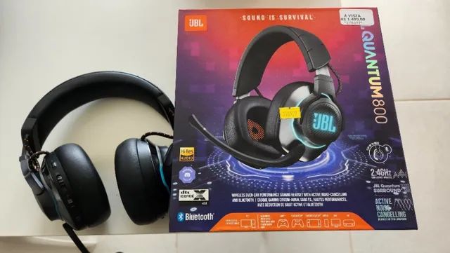 Headset JBL Quantum 800 Gamer Bluetooth Cancelamento Ruído