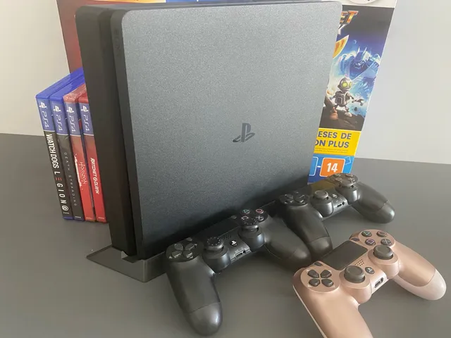 VIDEO GAME PLAYSTATION 4 500GB + 1 CONTROLE BLURAY - Apel Informática