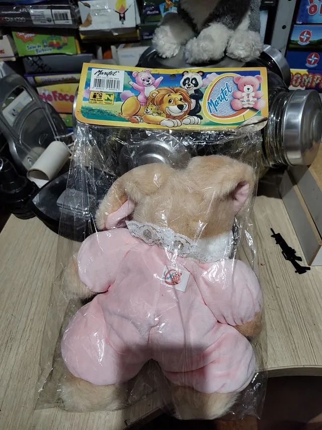 Coelho pelúcia antigo Maritel lacrado  - Foto 2