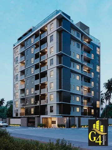 Apartamento em Ponta de Campina com 3 quartos, sendo 1 suíte, varanda e área de lazer.