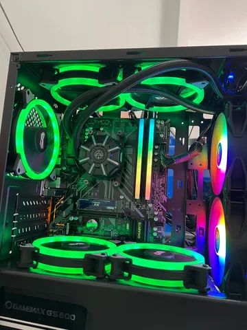 PC Gamer Novo - Ryzen 5 5600G - 16 GB RAM RGB - Water Cooler