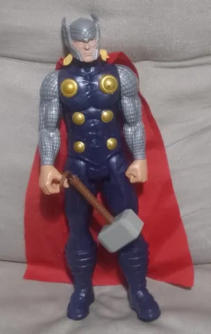 Boneco Antigo do Thor medindo 14 cm de altura