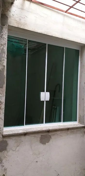 Janela de vidro temperado