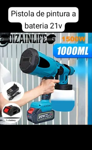 Pistola de pintura 600w a bateria