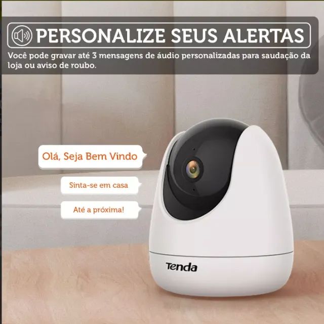 Câmera de Segurança Residencial Wifi e Baba Eletrônica Tenda - Foto 4