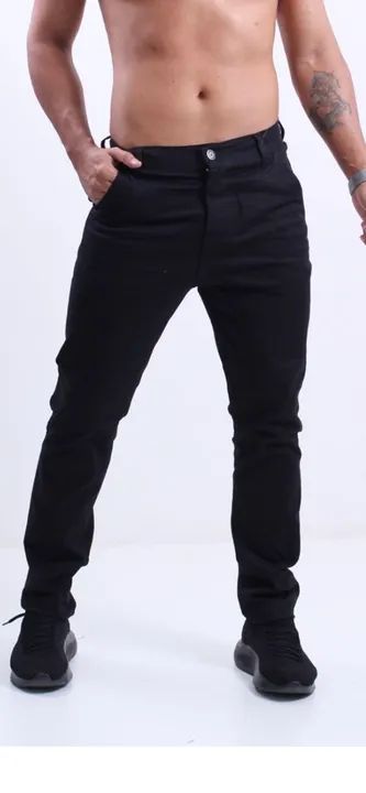 Calça em Brim com elastano - Foto 3