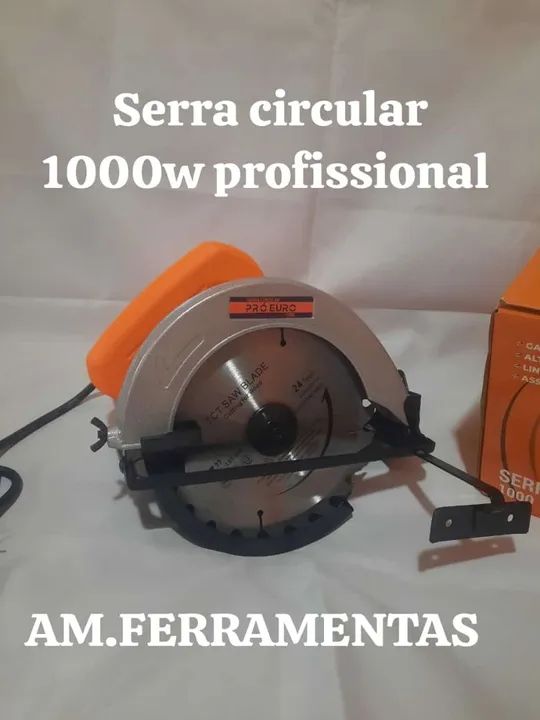 Serra Circular 1000W Profissional - Proeuro