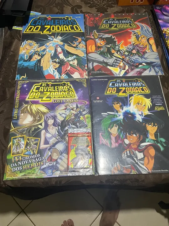 Álbuns cavaleiros do zodíaco completos
