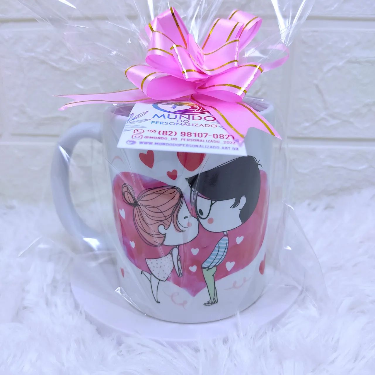 Caneca Personalizada Tema Casal, tudo que você precisa é amor  - Foto 4
