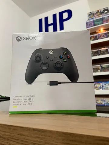 Controle Sem Fio Xbox Series P/PC Cabo USB-C - Parcelamento Sem Juros