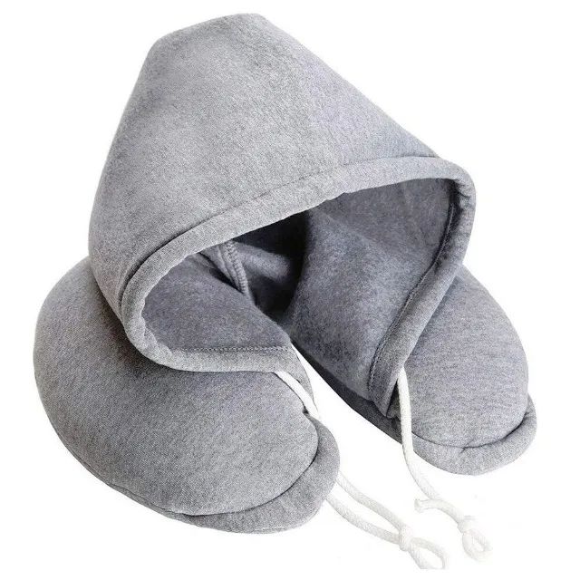 almofada de pescoço viagem com capuz bee01020 29x30cm wincy