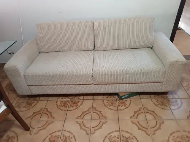 Sofa 2 e 3 lugares em chinile - Foto 4