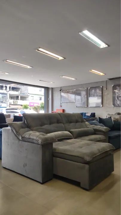 Sofá Retratil Reclinável 2,50 mts - Foto 2